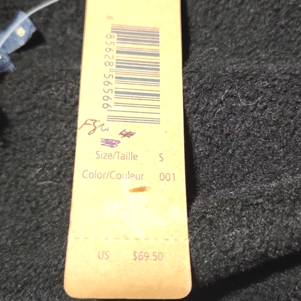 NWT Pendleton Whisky Black Signature Fleece Zip Up Jacket Men's Small Unisex - Picture 7 of 9